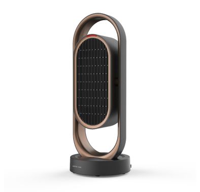 Green Lion Heater Power with Remote Control, 3-Time Settings, One-Touch Operation, 80° Horizontal Oscillation, 45° Vertical Tilt, Fast & Efficient Heating, Detachable Filter - Black