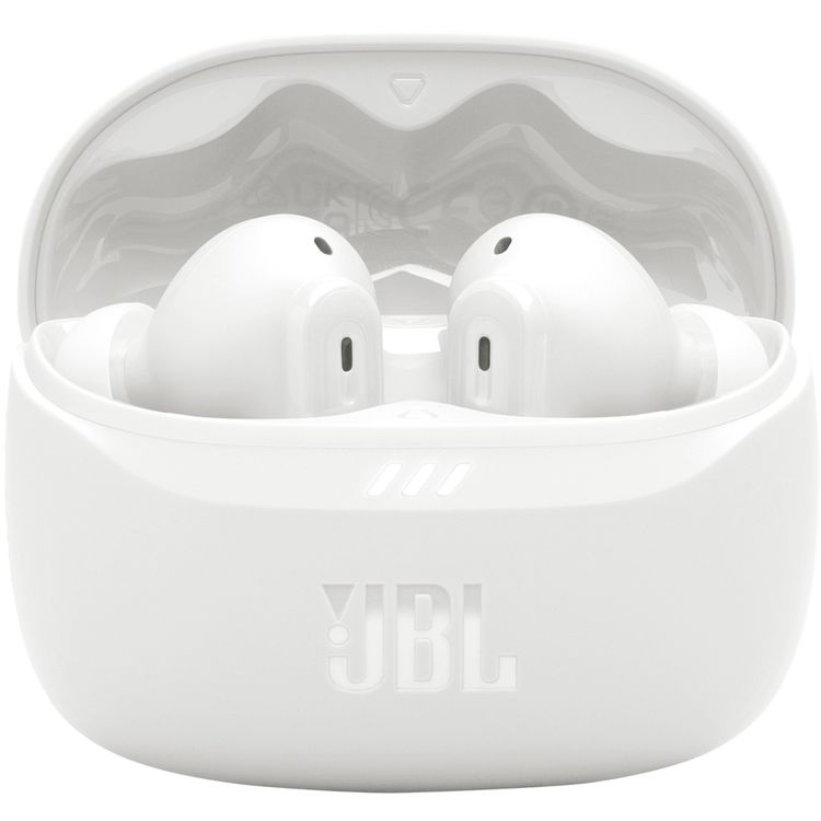 JBL Tune Beam 2 True Wireless Noise Cancelling Earbuds with Multi-Point Connection & Fast Pair Enabled by Google, JBL Headphones App, 48 Hours Battery Life - White