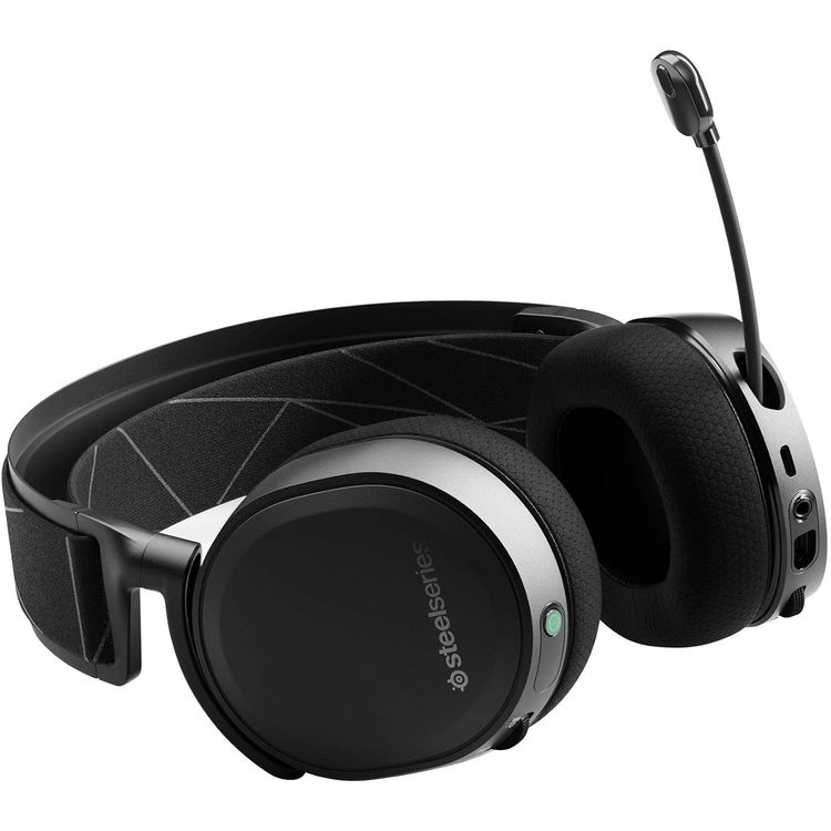 SteelSeries Arctis 7 (2019 Edition) Lossless Wireless Gaming Headset with DTS Headphone: X v2.0 Surround for PC and PlayStation 4, Black | 61505 (PS4)