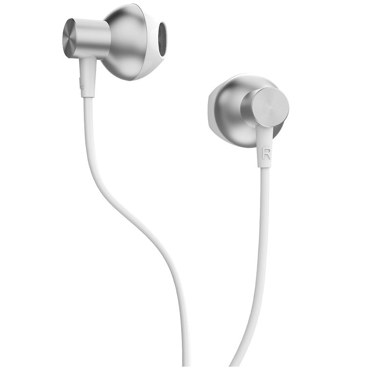 Powerology Stereo Earphones with Lightning Connection, HD Sound Quality, 5mW Max Power, 1.2m Cable Length, Button Control, Hi-Fi Audio, Crystal-Clear Audio, Lightweight & Comfortable Design - White