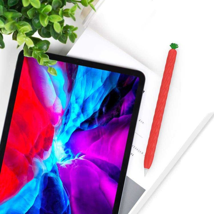 AhaStyle Summer Pineapple Molding Case Suitable for Apple Pencil 2nd Generation, Premium Silicone material, Unique Design and Durable Compatible with Apple Pencil 2nd Gen