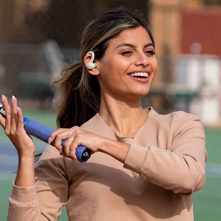 JLAB Go Air Sport True Wireless Earbuds, Touch Controls, Dual Connect, Type-A Charge Plug, 2 Hours Case Charging Time - Sand