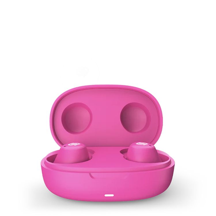 Urbanista Lisbon True Wireless Earbuds, Touch Controls, Compact Size, Siri and Google Voice Assistant, Up to 27 Hours Playtime, 2 Bluetooth Class, ≤10 m Bluetooth Range - Blush Pink