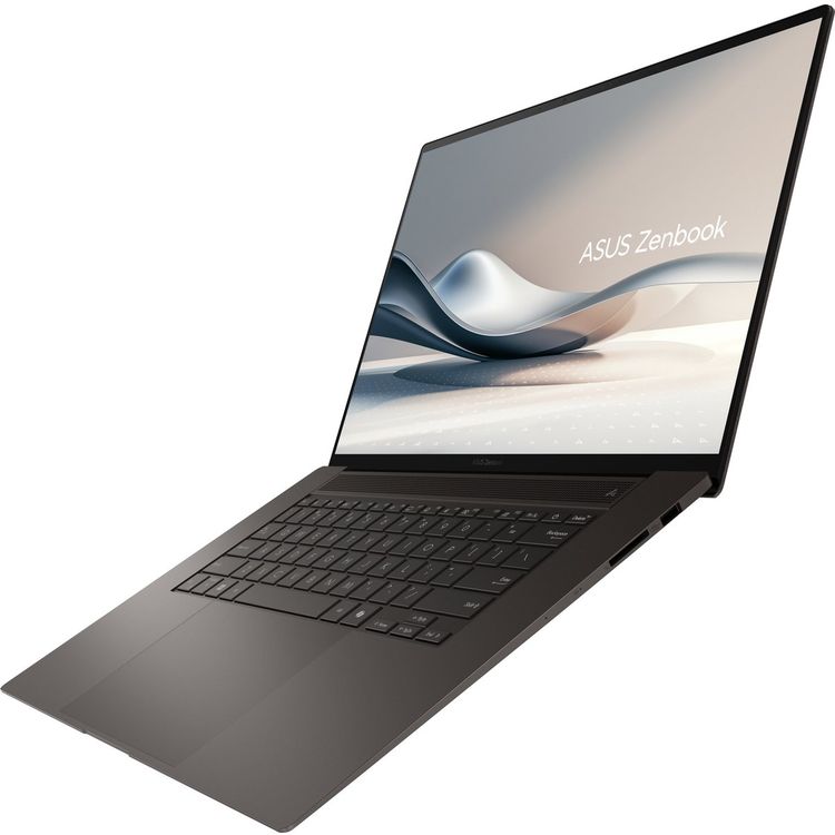 كمبيوتر محمول Asus Zenbook S 14 (2024) AI PC، Intel Ultra 7-258V، وحدة معالجة عصبية تصل إلى 47 Tops، ذاكرة وصول عشوائي سعتها 32 جيجابايت، قرص SSD سعة 1 تيرابايت، شاشة OLED مقاس 14 بوصة، دقة 3K بمعدل تحديث 120 هرتز، نظام التشغيل Windows 11 Home (عربي/إنجليزي) - رمادي زومايا
