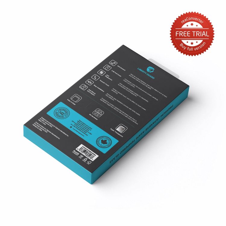 واقي شاشة Liberty Guard Azure Full Cover Black بحافة مدورة لهاتف iPhone 13 Pro، مضاد للصدمات والتأثير - أسود