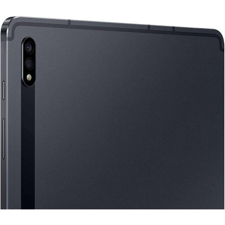 Samsung Galaxy Tab S7+ with S Pen SM-T970 12.4" inch Display 6GB RAM / 256GB ROM, 10090 mAh Long-Lasting Battery, Qualcomm Snapdragon 865 5G+ Processor 45W Fast Charging, 8MP Front & 13MP Rear Camera, Tablet with Fingerprint Sensor - Black