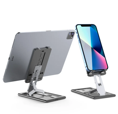 Ahastyle Adjustable Aluminium Stands for Smartphone & Tablet - Silver