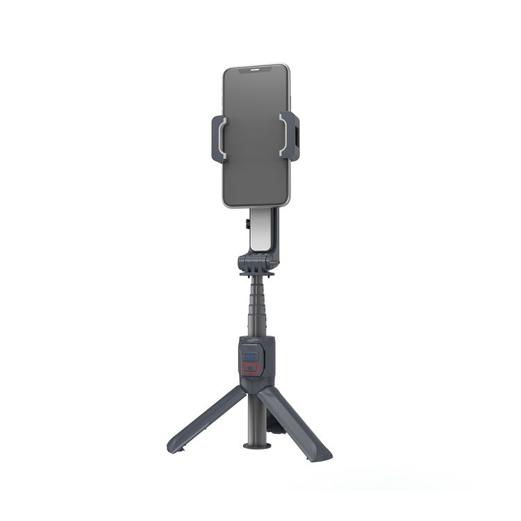 Porodo Ati-Shake Gimbal مع تحكم مركزي قابل للتدوير - رمادي