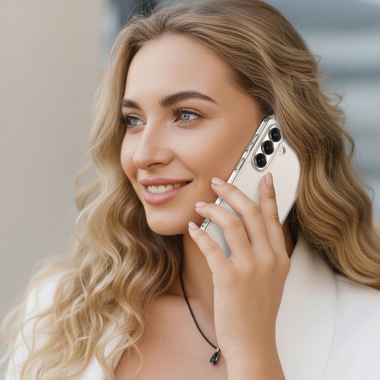 Levelo Clara Clear Case for Samsung S26 Plus, Raised Camera Edges, Scratch Resistance, Precision Fit, Shock-Resistant Bumper - Clear