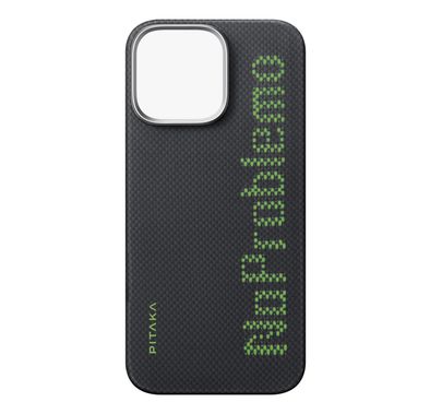 Pitaka Aries Tactile Woven Case for iPhone 16 Pro, MagSafe Compatibility, Slim & Lightweight, Secure Grip, Raised Edge Camera - NoProblemo