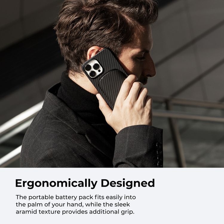 PITAKA MagEZ Slider + Power Dongle 3 in 1 Wireless Charger - Black