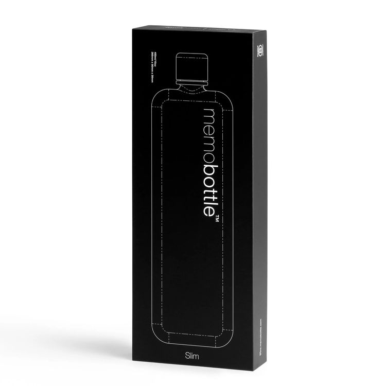Slim Memobottle 450ml - Clear