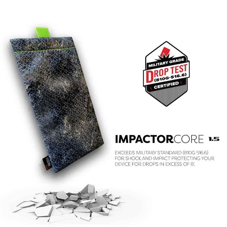 Phoozy Apollo II Series Thermal Mobile Phone Case Capsule, Prevents Overheating, Shock & Impact Protection, Insulated Ultra-Slim Weatherproof Pouch, Extends Battery Life - Mako