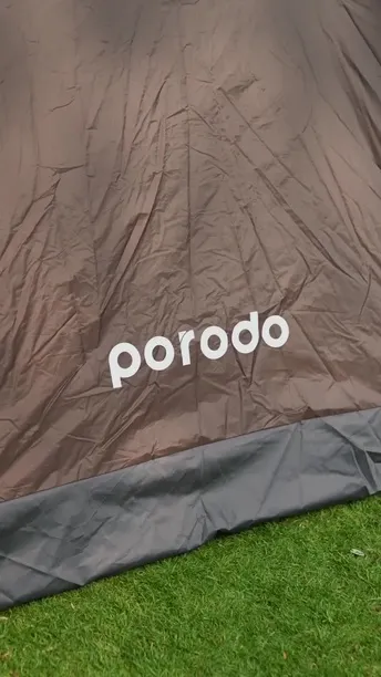 Porodo Lifestyle Automatic Camping Tent in UAE | Wind-Resistance & Water-Proof - Brown Color | (PDLF4PACTLTBR)