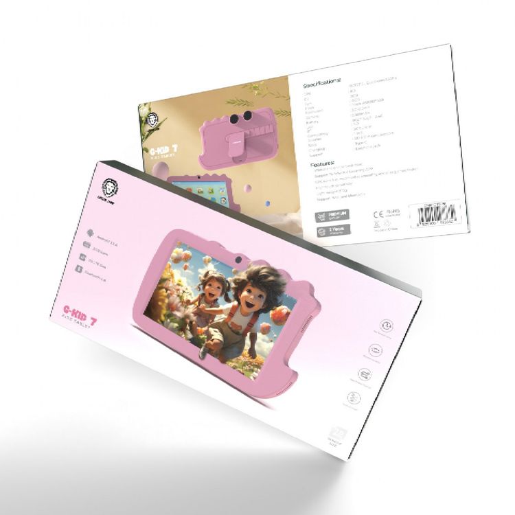 Green Lion G-KID 7 Kid's Learning Tablet 7" 2GB+16GB - Pink - 3000mAh