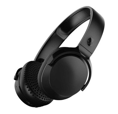 Skullcandy Riff Wireless On-Ear Headphones, Call & Track Control, 12-Hours Battery Life, Ultra-Durable Headband, Rapid Charge Bluetooth Headset with Activate Assistant - Black