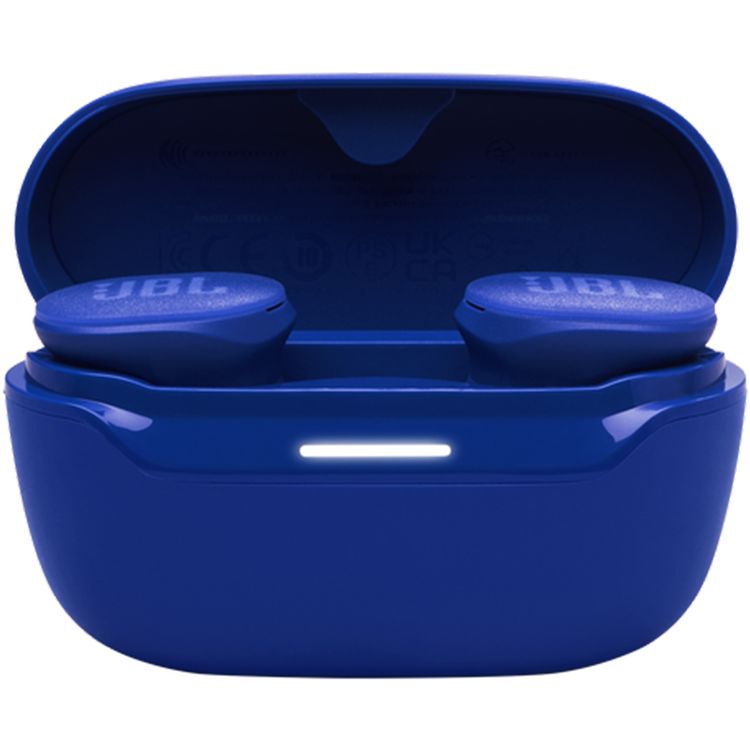 JBL Endurance Race 2 Earbuds with 4 Microphones, 48 Hours Battery Life, Waterproof & Dustproof, Active Noise Cancelling with Smart Ambient Technology, 6.8mm Driver Size, Bluetooth Version 5.3, USB-C Charging Port - Blue