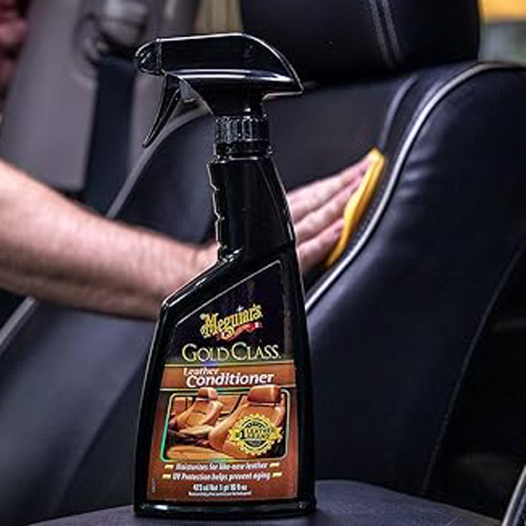 Meguiar's Gold Class Car Leather Conditioner, 473 ML, UV Protection