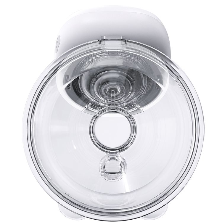 Porodo Lifestyle Wearable Motorized Breast Pump with 180mL Container Capacity, Hands-Free Milk Expression, 3 Hours Working Time, 24mm Flange Size, 1200mAh Battery Capacity - White