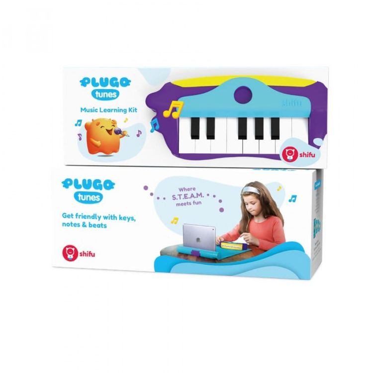 Shifu Plugo Tunes with Augmented Reality (AR), iOS, Android, Kindle Fire Compatible, 5-10 Years Old, Supports 8 Languages - Mix
