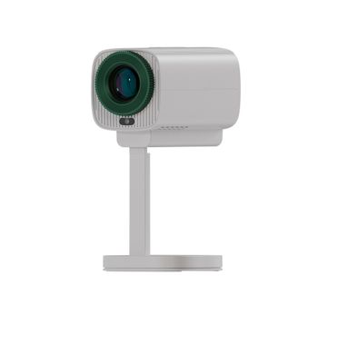 Green Lion Nova 2 Portable Projector with Built-in 3W Speaker, 150 Ansi Lumens Brightness, 1.5m-2.95m Adjustable Distance, Android 13, Easy-Carry Design, 50"-100" Adjustable Projection Screen, Bluetooth Version 5.0, Easy-Turn Ring Focus, 90° Tilt & Stand,  340mm Max Height - White