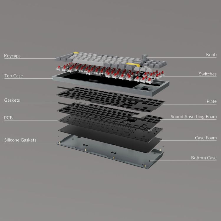 Keychron Q3 QMK Custom Hot- - Space Gray