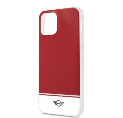 CG Mobile Mini Cooper PC/TPU Bottom Stripe Hard Case, Easy Access to All Ports, Shock-Absorption, Anti-Scratch, for  iPhone 12 Mini ( 5.4" )