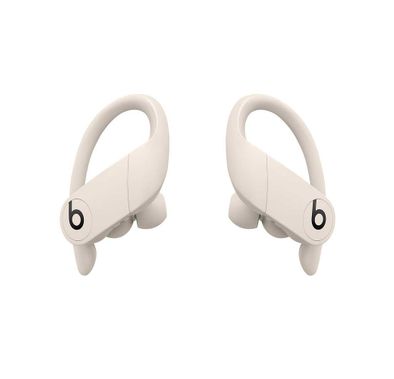 بيتس باور بيتس برو MV722-IVORY سماعات رأس لاسلكية قابلة للتعديل ، خطافات أذن آمنة ، تشغيل / وضع تلقائي ، خفيفة الوزن - عاجي