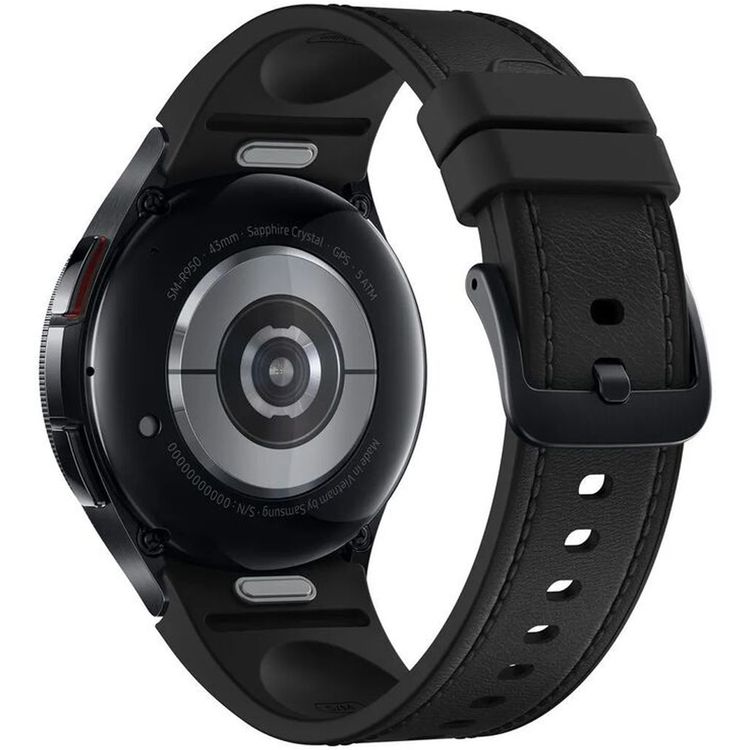 Samsung Galaxy Watch 6 Classic, 43mm Display, Fast Charge, NFC, Fall Detection &Emergency SOS Calling, Sleep Tracking, Personalized HR Zone - Black 