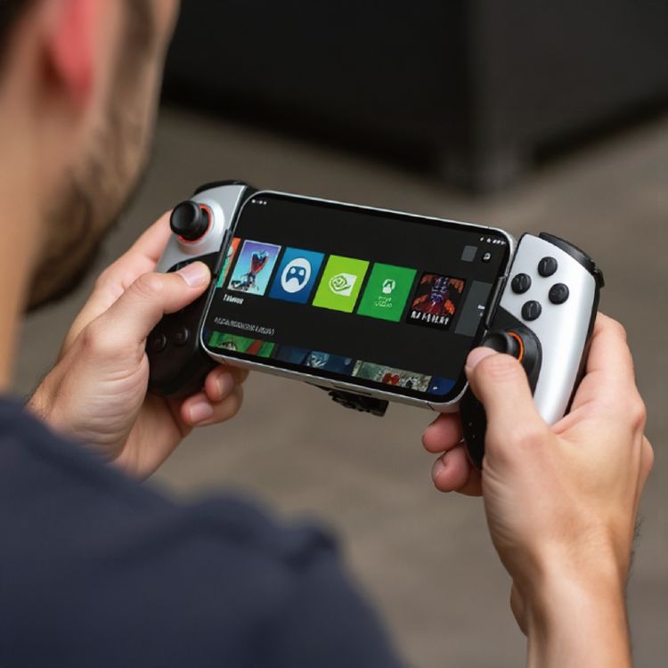 The Porodo Gaming Chillcore Coolling Game Controller with Active Cooling System, Customizable Macro Mapping, Multi-Platform, Universal Phone Compatibility, Wireless Connectivity, USB-C Charging Interface - Black