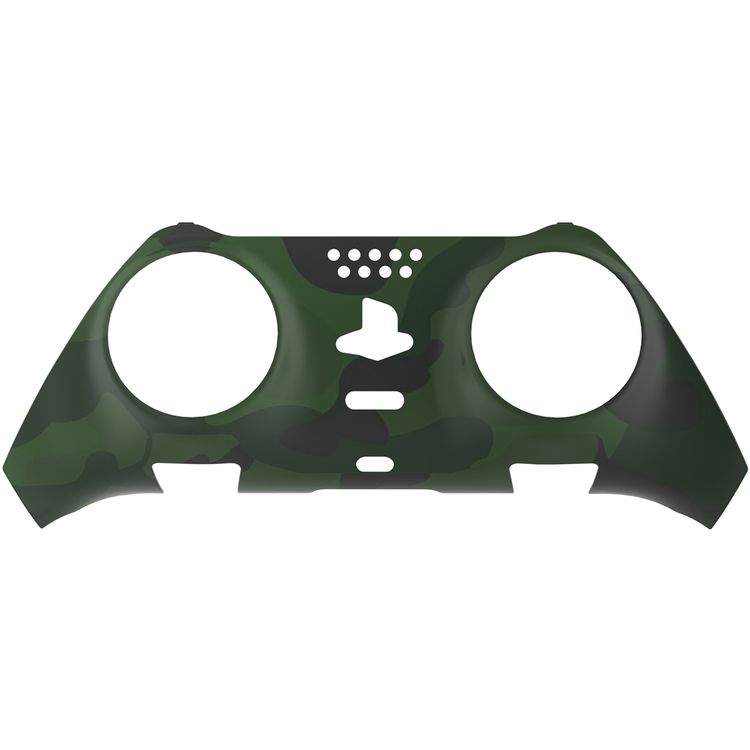 Porodo Gaming Decorative Panel Combo for PS5 Edge Controller, High-Quality Plastic Material, Personalized Design, Dust & Sweat Resistant, 2-in-1 Combo - Blue + Camouflage