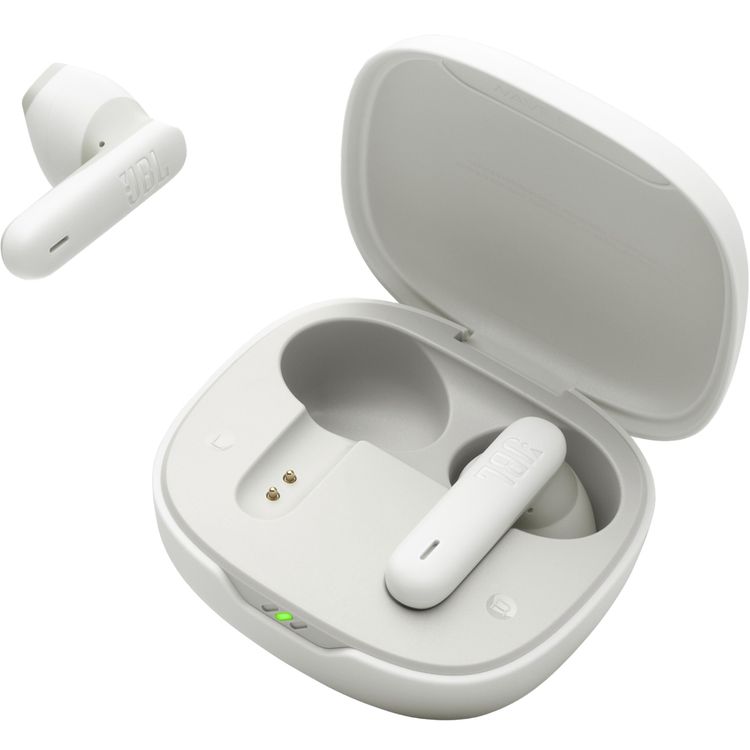 JBL Wave Flex 2 True Wireless Earbuds with Water and Dust Resistant, Multi-Point Connection, JBL Pure Bass Sound, JBL Headphones App - White