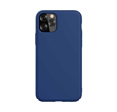 Devia Nature Series Silicone Case Compatible with iPhone 11 Pro Max, Made with Premium Liquid Silicone, Full Protection, Anti-scratch, Shockproof, Stains-Resistant  - Blue