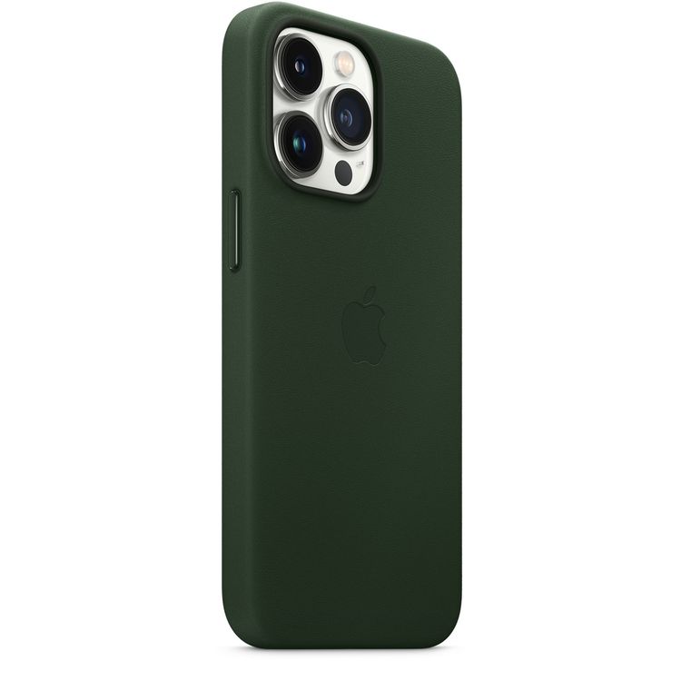 Apple Leather Case with MagSafe Compatible for iPhone 13 Pro (6.1") - Sequoia Green