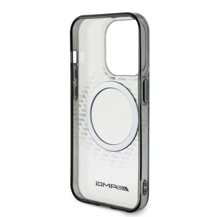 AMG iPhone 15 Pro Max For Magsafe Transparent Case Rhombuses Pattern - Transparent