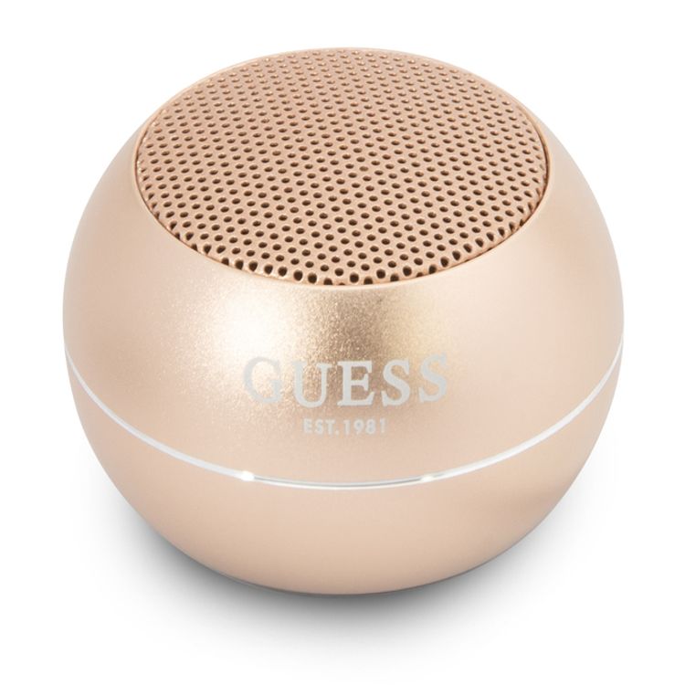 CG MOBILE Guess GUWSALGED Bluetooth Mini aluminum Speaker 3W, battery 300 mAh - Gold