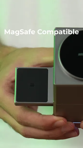 Buy Green Lion Power Trio 3-in-1 Wireless Charger in UAE | 15W Phone Charging - Gray | (GNPTRIOWCGY)