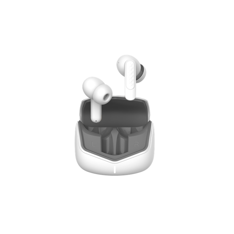 Green Lion Tune X Wireless Earbuds Tune with Touch Control, IPX3 Water Resistance Level, Type-C Charging Port, Bluetooth Version 5.4, In-App Control, ABS + PC Material - Withe