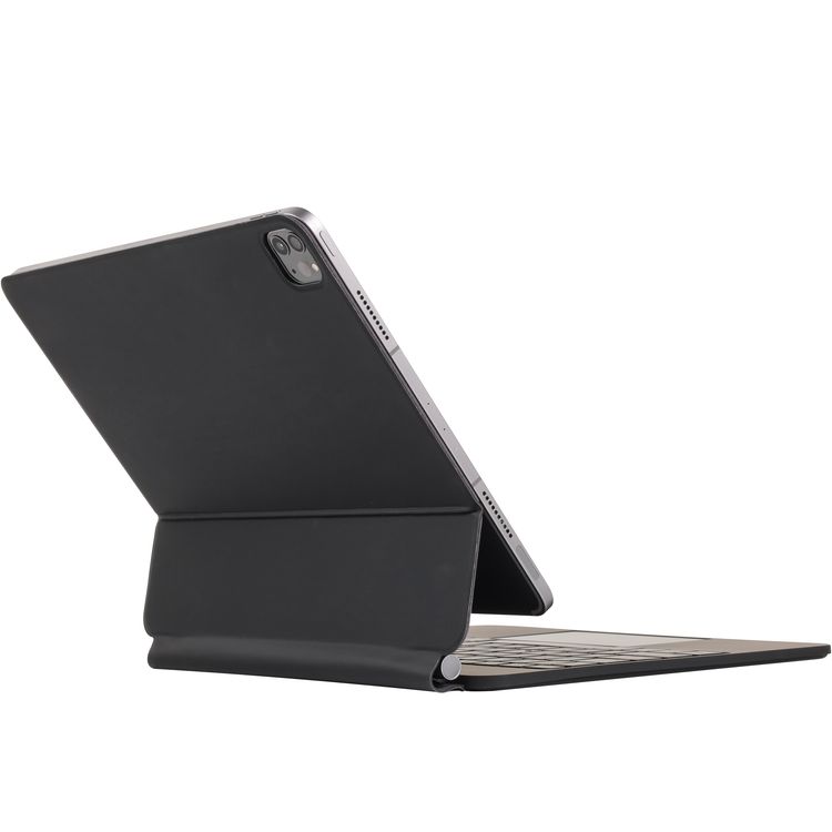 Green Lion Magic Keyboard Case for iPad Air 13", 10 m Operating Distance, Type-C Charging Port, Pencil Holder - Black