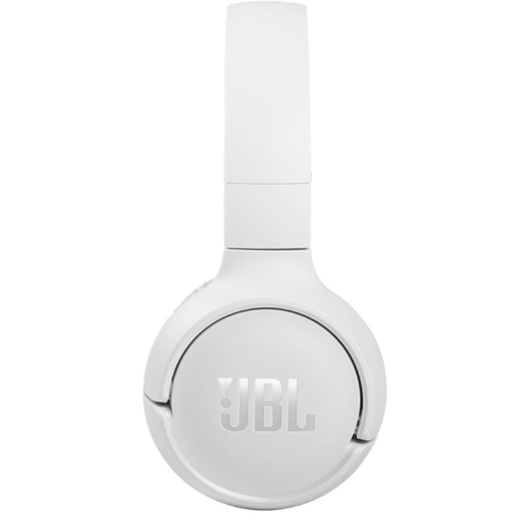 JBL Tune 520BT Wireless On-Ear Headphone with Multi-point Connections, Comfortable & Foldable Design, JBL Pure Bass Sound, Fast Charge, Voice Aware Technology - White