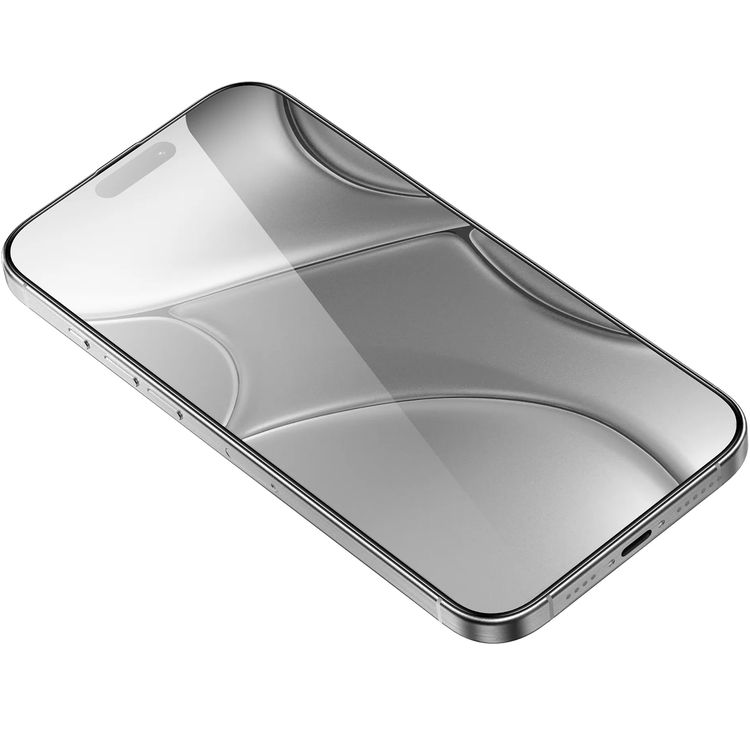 Green Lion 4-in-1 Defender Pack for iPhone 16 Pro Max, Anti-Shock Case, Nano HD Full Protection, Camera Lens Film, 3D Pet HD Glass - Silver 