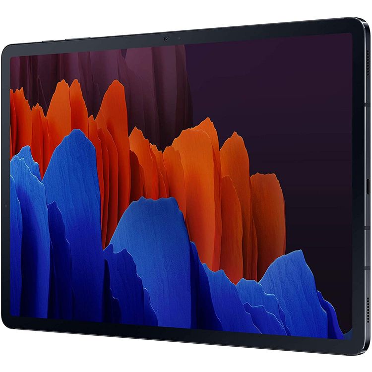 Samsung Galaxy Tab S7+ with S Pen SM-T970 12.4" inch Display 6GB RAM / 256GB ROM, 10090 mAh Long-Lasting Battery, Qualcomm Snapdragon 865 5G+ Processor 45W Fast Charging, 8MP Front & 13MP Rear Camera, Tablet with Fingerprint Sensor - Black