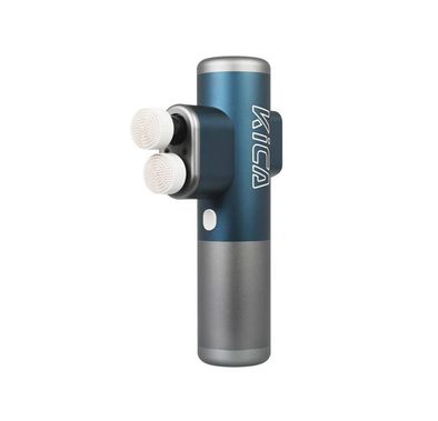 Kica Pro Massage Gun with Dual Head Massage, Up to 20 Hours Working Time, 10 Adjustable Intensity Levels, 10mm Stroke Length, Dual 2600RPM, 3 Massage Modes - Blue