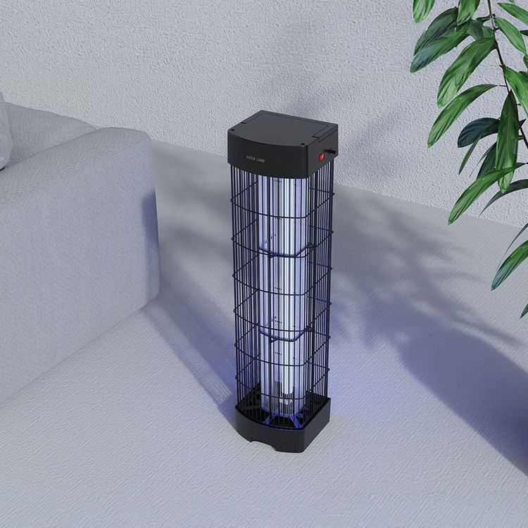 Green Lion Thoofan Insect Killer 20W with High-quality UVA Lamps, Lightweight & Portable, 360º Coverage, Non Poison, 60m² Coverage Area, 5000 to 8000 Hours Life Span, 1m Power Cord Length - Black