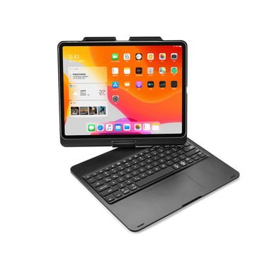 Green Lion 360° Rotatable Keyboard Case for iPad Pro 11"/iPad Air 10.9", Up to 90 Days Standby Time, 10m Operating Distance, 180° Flip Keyboard Cover - Black