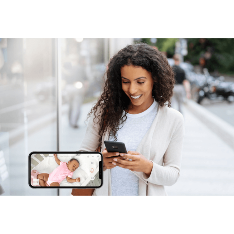 Kami CCTV Camera Y501 Video Babyphone Baby Monitor with Camera &  Audio Video | Crying Detection | 2-Way Audio Works with Alexa & Google