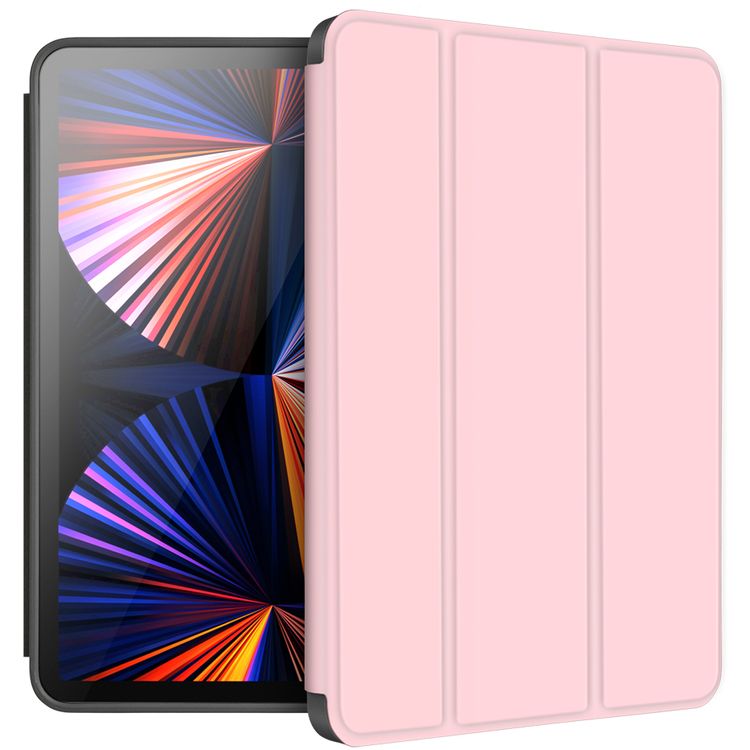 The Green Lion Premium Leather Case Compatible for Apple iPad Air 10.9" 2020 & iPad 11"  2020 | Trifold Stand Lightweight Design | Anti-Scratch | Shock-Absorption iPad Cover - Pink