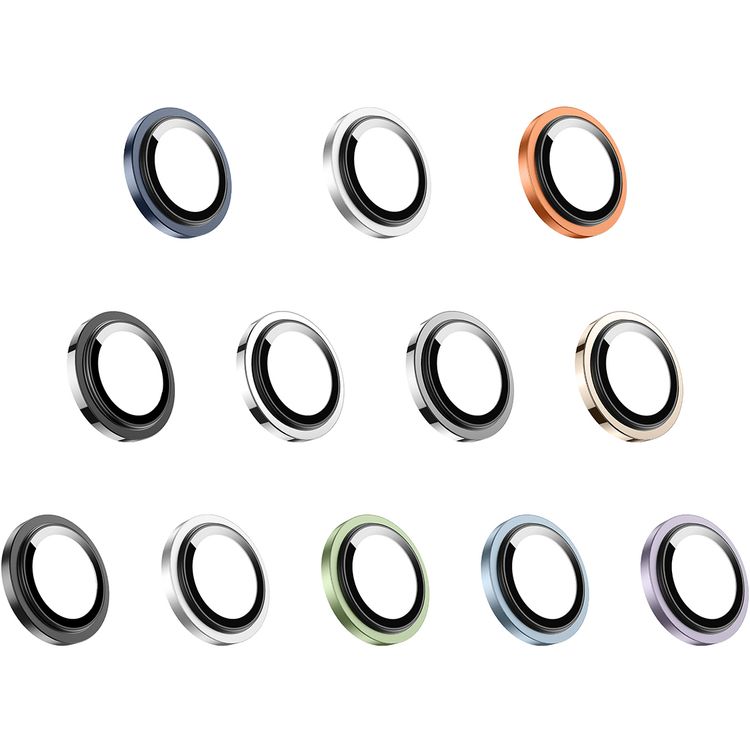 Green Lion HD Plus Camera Lens for iPhone 17 Pro / 17 Pro Max, HD Clarity, Anti-Scratch, Nano Absorpting, 9H Durable Glass, Water Resistant, Anti-Fingerprint, Anti-Glare Coating, Shatter Protection, Easy Installation - Silver Titanium