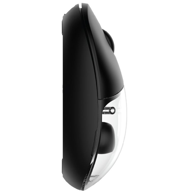 Porodo Wireless TWS Earbuds & Mouse with Transparent Magnetic Cover, Plug & Play, 3 Million Clicks Switch Lifespan, Up to 4 Hours Earbud Battery Life, Up to 30 Hours Mouse Battery Life, 10m Wireless Range - Black