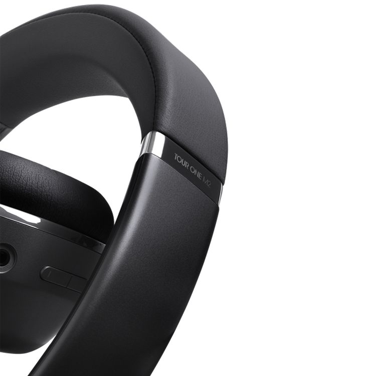 JBL Tour One M2 Wireless Over-Ear Headphones with Dynamic EQ at Low Volume, Impressive JBL Spatial Sound, True Adaptive Noise Cancelling - Black